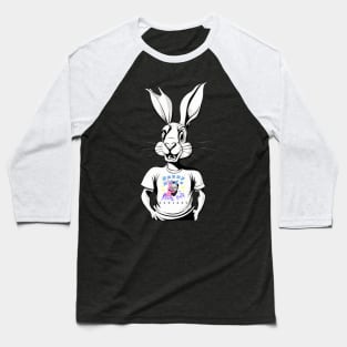 Bunny in Shirt Baseball T-Shirt